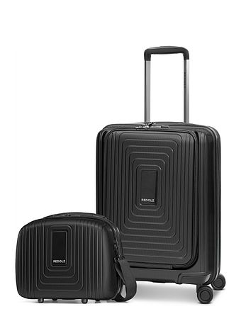 Redolz Essentials 14 kuffertsæt 2 stk. kabine-trolley med stretchfold + beautycase Redolz Essentials 14 kuffertsæt 2 stk. kabine-trolley med stretchfold + beautycase