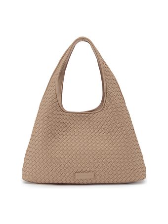 LES VISIONNAIRES Paz Weave Silky Skuldertaske Læder 42 cm