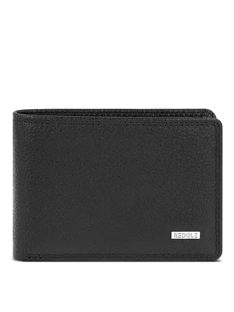Redolz Leather Essentials QF lille pung i RFID-læder, 10,5 cm Redolz Leather Essentials QF lille pung i RFID-læder, 10,5 cm