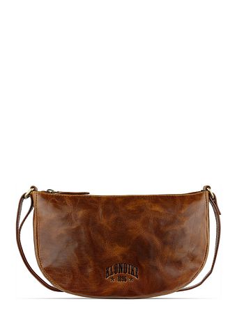 KLONDIKE 1896 Mountain-skuldertaske i læder 29 cm KLONDIKE 1896 Mountain-skuldertaske i læder 29 cm