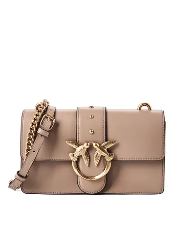 PINKO Love One Crossbody-väska Läder 21 cm PINKO Love One Crossbody-väska Läder 21 cm