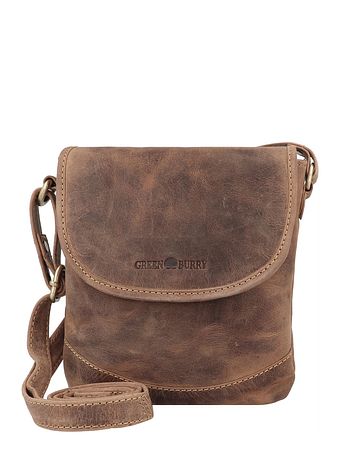 Greenburry Vintage skuldertaske II i læder 17 cm