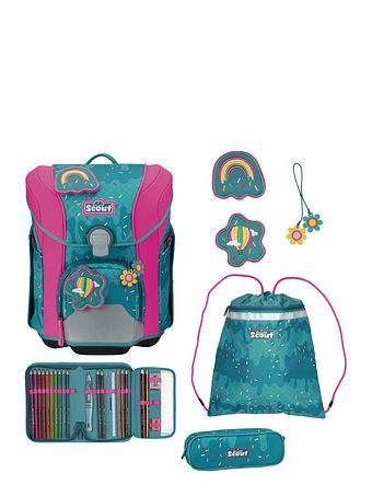 Scout Micro Skoleransel-sæt 5-delt