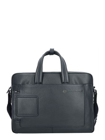 Piquadro Kuffert i læder med 44 cm rum til bærbar computer