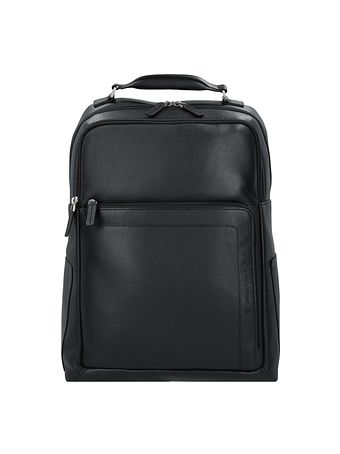 Piquadro Batoh Kůže 43 cm Kapsa na notebook