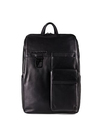 Piquadro Zaino Daypack Læder 34 cm Laptoprum