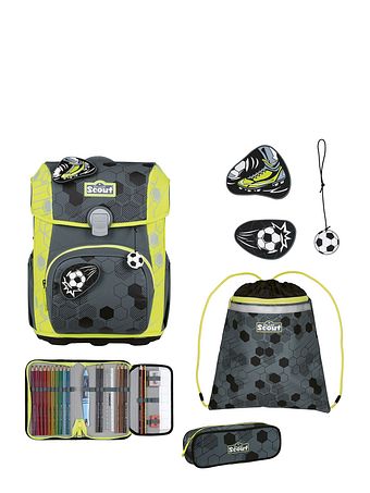 Scout Neo Exklusiv Superflash Extreme Skoleransel-sæt 4-delt