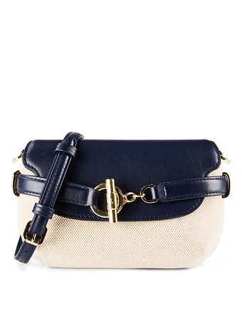 Lauren Ralph Lauren Blaike Taška přes rameno Kůže 18.5 cm