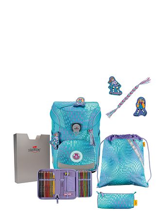 DerDieDas ErgoFlex Easy LED Skoleransel-sæt 5-delt