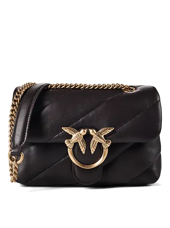 PINKO Love Puff Crossbody-väska Läder 21 cm PINKO Love Puff Crossbody-väska Läder 21 cm