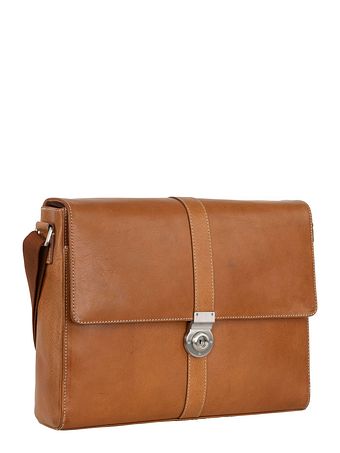 Leonhard Heyden Bergamo Messenger læder 38 cm rum til bærbar computer Leonhard Heyden Bergamo Messenger læder 38 cm rum til bærbar computer