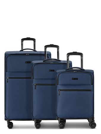 bugatti Valencia Soft 4 hjul Kuffert 3-delt med strækfold bugatti Valencia Soft 4 hjul Kuffert 3-delt med strækfold