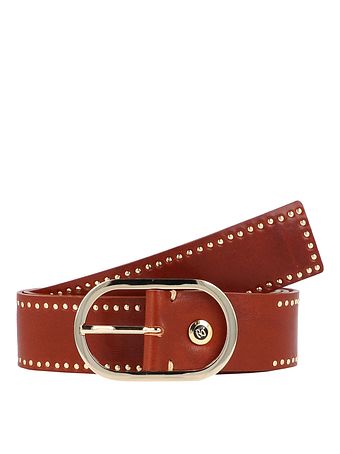 b.belt Kožený pásek s cvočky Fiesta