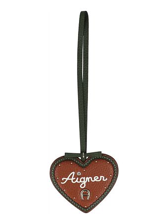 AIGNER Modetaske-tag i læder 8 cm