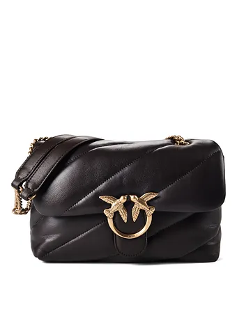 PINKO Love Puff Crossbody-väska Läder 30 cm PINKO Love Puff Crossbody-väska Läder 30 cm