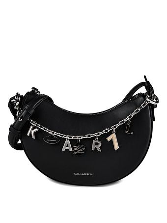 Karl Lagerfeld Autograph Crossbody taske Læder 23 cm Karl Lagerfeld Autograph Crossbody taske Læder 23 cm