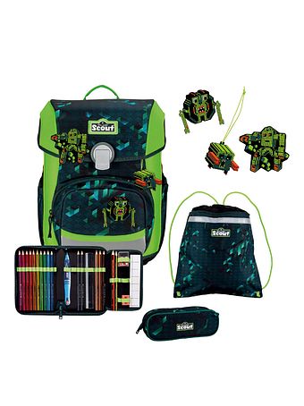 Scout Neo Skoleransel-sæt 4-delt