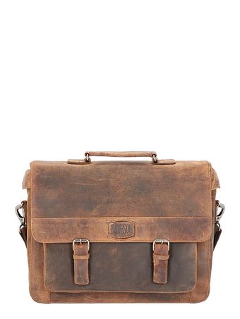 Pride and Soul Kuffert i læder med 37 cm rum til bærbar computer