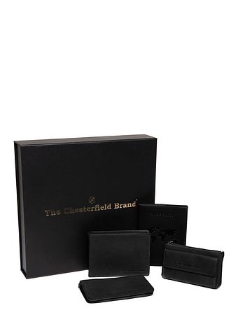 The Chesterfield Brand Pung gavesæt 4-delt læder 12 cm