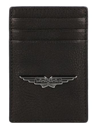 Police PT150-08536 Kreditkortholder i læder 7 cm med pengeclips