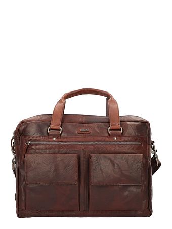 Spikes & Sparrow Dokumentmappe i læder med 41 cm rum til bærbar computer