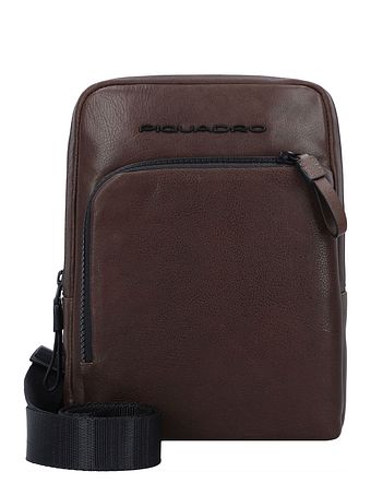 Piquadro Harper skuldertaske i læder 18 cm