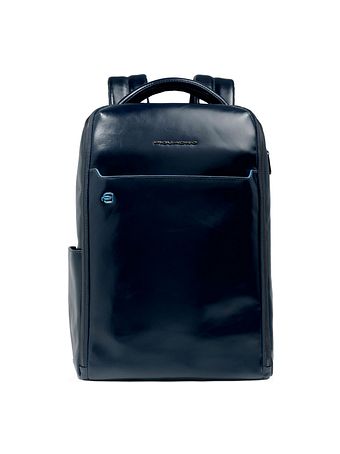 Piquadro Blue Square Daypack Læder 29 cm Laptoprum