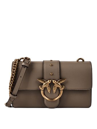 PINKO Love One Bolsa de hombro Piel natural 21 cm PINKO Love One Bolsa de hombro Piel natural 21 cm