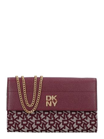 DKNY Rosa Clutch pung Læder 20 cm