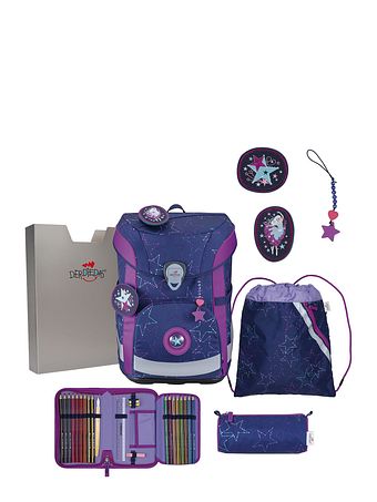 DerDieDas ErgoFlex Easy LED Skoleransel-sæt 5-delt