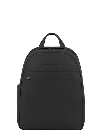 Piquadro Black Square Daypack Læder 36 cm Laptoprum