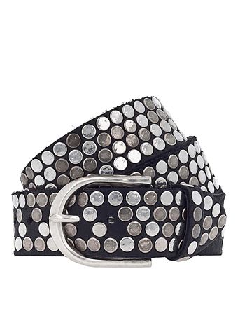 b.belt Bælte i læder med nitter b.belt Bælte i læder med nitter