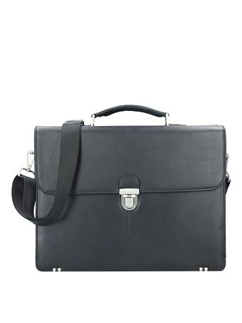 Esquire Oxford dokumentmappe i læder 41 cm rum til bærbar computer