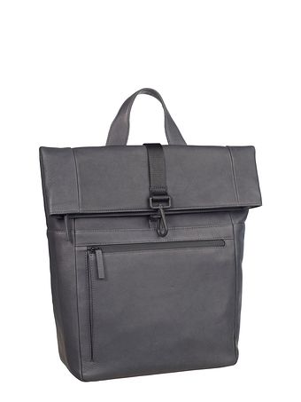 Leonhard Heyden Haag rygsæk læder 40 cm rum til bærbar computer