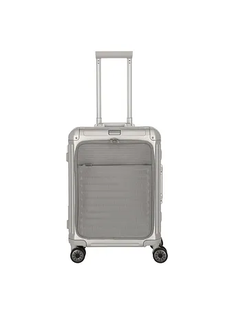 Travelite Maleta de cabina Next de 4 ruedas, de aluminio, 55 cm, con compartimento para portátil Travelite Maleta de cabina Next de 4 ruedas, de aluminio, 55 cm, con compartimento para portátil