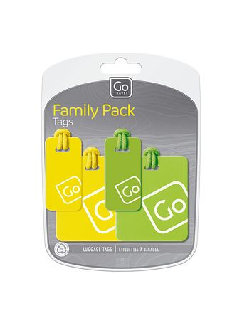 Go Travel Adressemærkatsæt 4 stk. Go Travel Adressemærkatsæt 4 stk.