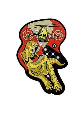 DerDieDas Výměnné tlačítko 8 cm