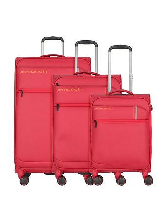 March15 Trading Silhouette 4 kolečka Sada kufrů 3-dílný s roztažitelným záhybem