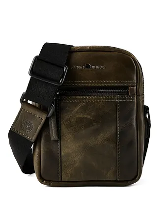 Greenburry Newport Bolsa banderola Mini Bag Piel natural 18 cm