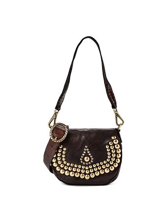 Campomaggi Mini taška přes rameno Kůže 18 cm