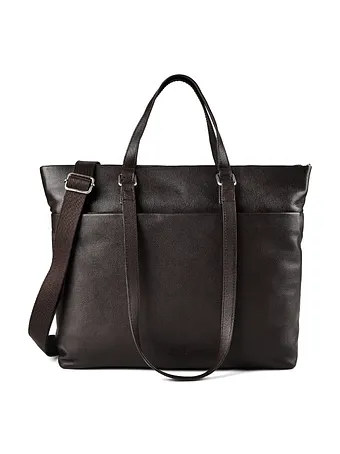 Jost Lysa Business-shoppers i läder, 36 cm, med laptopfack Jost Lysa Business-shoppers i läder, 36 cm, med laptopfack