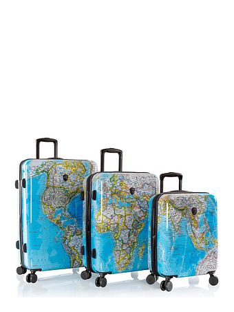 Heys Black Camo 4 hjul Kuffert 3-delt med strækfold