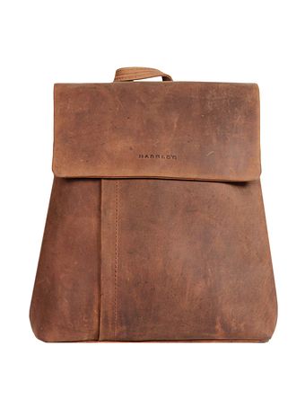 Harold's Antik City-rygsæk i læder 32 cm
