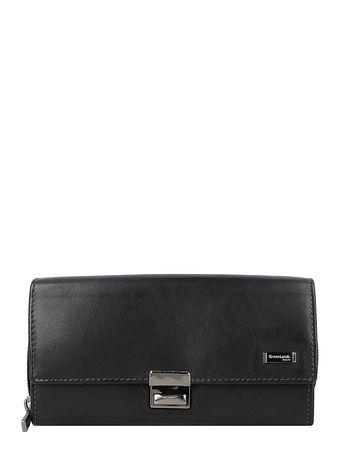 Greenland Nature Tjenerpung i sort nappa RFID-læderpung 18 cm