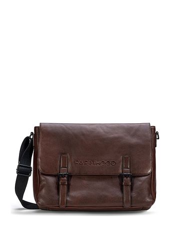 Farmhood Memphis Dokumenttaske Messenger Læder 38 cm Laptoprum