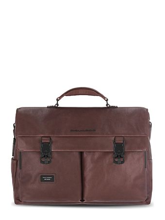 Piquadro Harper dokumentmappe læder 43 cm rum til bærbar computer Piquadro Harper dokumentmappe læder 43 cm rum til bærbar computer