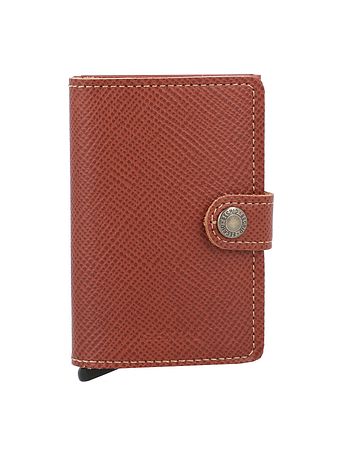 Secrid Mini peněženka Saffiano pouzdro na kreditní karty RFID kůže 6,5 cm