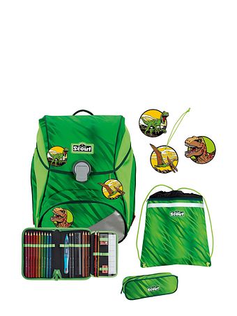 Scout Alpha Skoleransel-sæt 4-delt