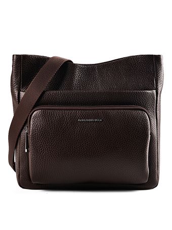 Mandarina Duck Mellow Leather Bolsa de hombro Piel natural 30 cm