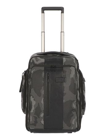 Piquadro Kort 2-hjulet rygsæk-trolley 53 cm rum til bærbar computer